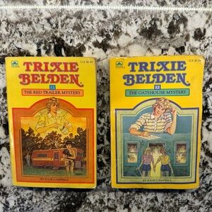 Trixie Belden The Red Trailer Mystery & The Gatehouse Mystery Book 2 & 3